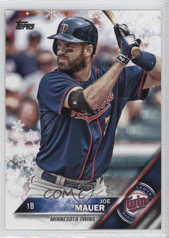 2016 Topps Holiday Joe Mauer #HMW107 HOF 1c7