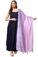 Cotton Dupatta for Women Shawl Scarf Wrap ChunniBaby Pink D254BAB