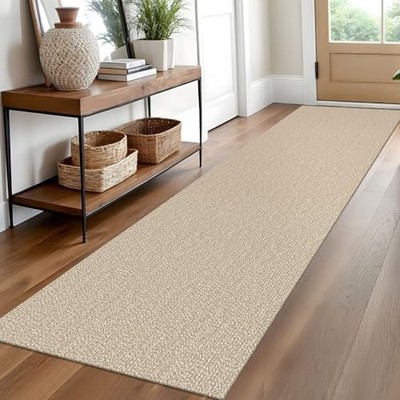  Washable Runner Rug 2x10 Ft Non Slip Runners for Hallways Long Cotton Rubber 