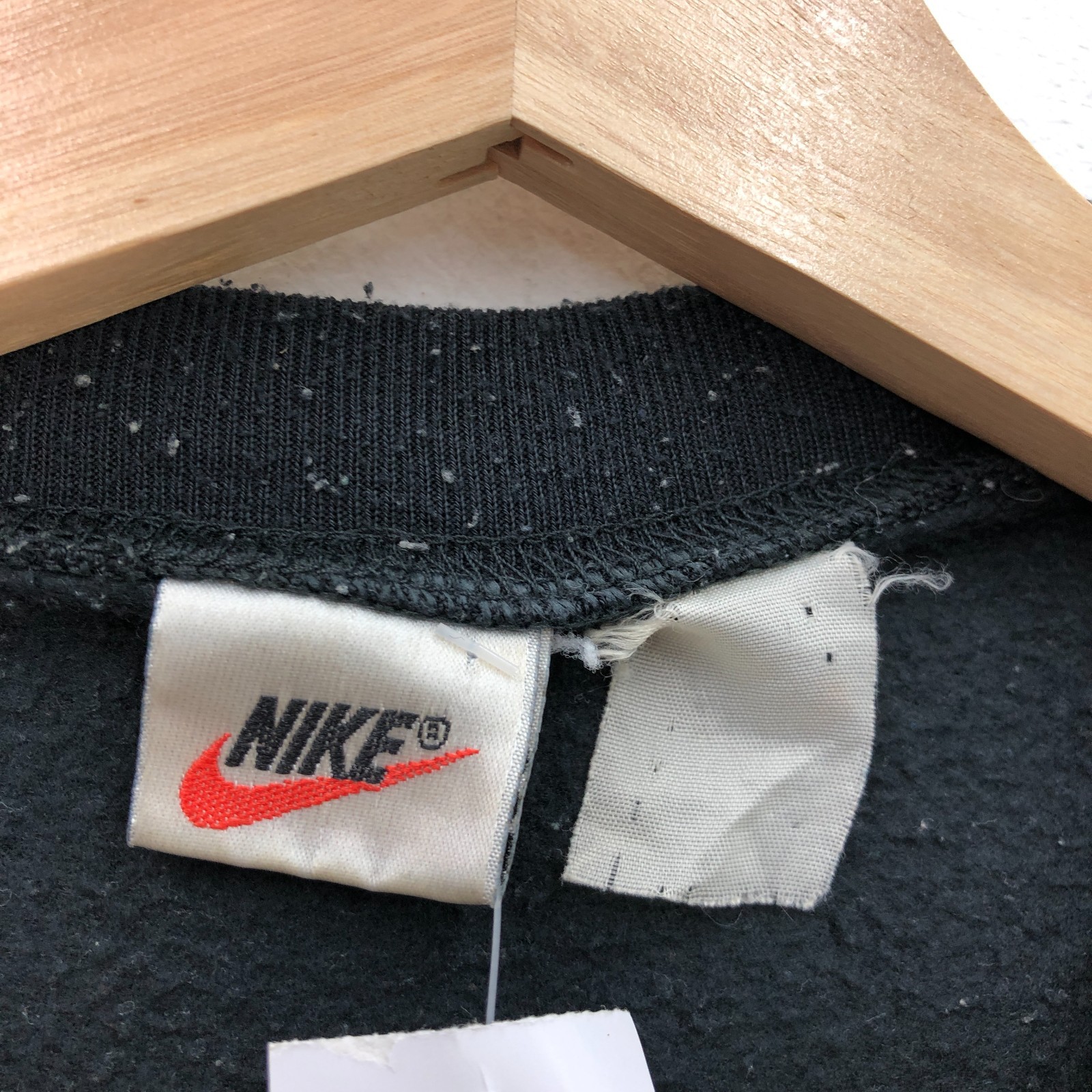 Vintage 90s Y2K Nike Sweatshirt Rare Nike Big Logo Center Swoosh Sweater Size L image 4