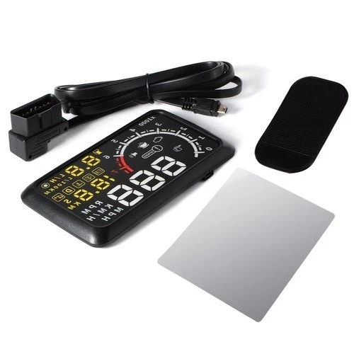 Coche HUD 5.5" LCD Bluetooth Head Up Display Velocímetro Motor Kit de Advertencia de Velocidad Foto 4 de 4