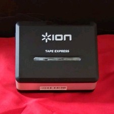 ION Tape Express Portable Cassette Player Black Silver Cassette Tape