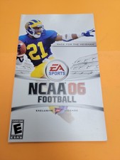  Manual Only NCAA Football 2006 - Sony Playstation 2