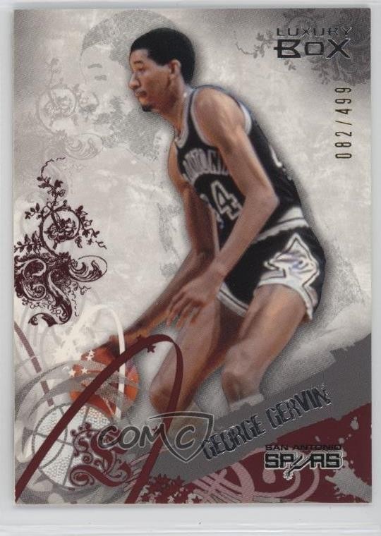 2006-07 Topps Luxury Box Red /499 George Gervin #45 HOF gc7