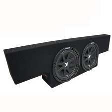 01-06 GMC Sierra Non-HD Crew Cab Truck Kicker Comp C12 Dual 12 Sub Box 2 Ohm