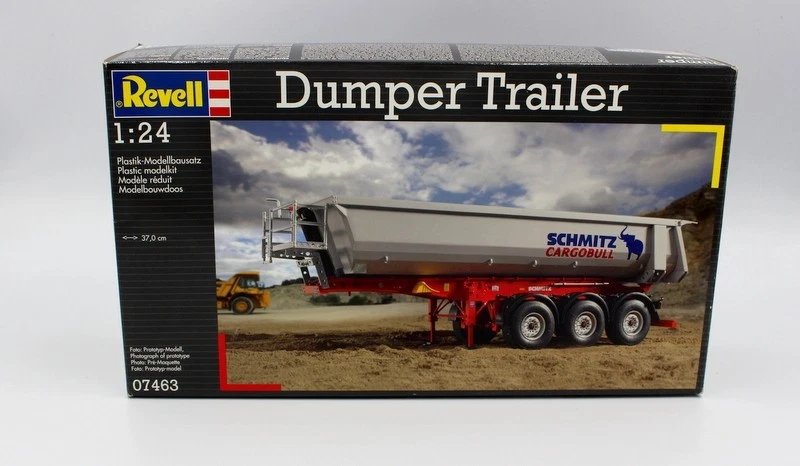 Revell Modellbau 07463 Dumper Trailer Schmitz 1:24 Plastik Modellbausatz Neu - Bild 2 von 4