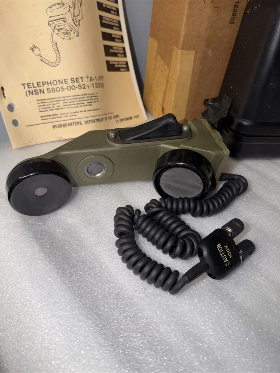 Field Telephone In other Military Surplus Collectibles for sale | eBay