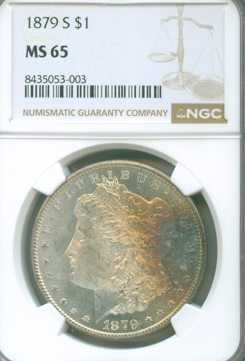 1879 Year Grade MS 65 Morgan Dollars (1878-1921) for sale | eBay