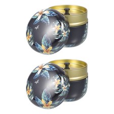  2 Pcs Empty Loose Powder Container Take Out Containers with Lids