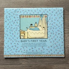 Vintage 1984 Baby  s First Year Calendar Met Museum NEW SEALED