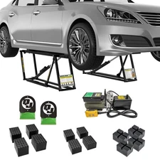 QuickJack Bundle - 6000TL Portable Car Lift with 110V Power Unit, ALI Certified,
