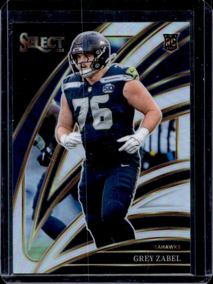 Grey Zabel Panini Select #215 Silver