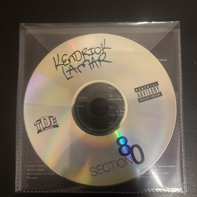 Kendrick Lamar - Section 80 CD 2011 Promo Mixtape | eBay