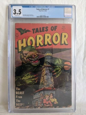 Tales of Horror #7 Howard Rosenberger Cover Toby Press 1953