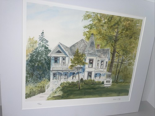 Historic Medina Ohio Print John Smart Museum 1986 House Signed Limited Edition - Picture 2 of 12