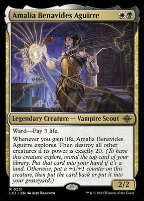 1x Lightly Played, English Amalia Benavides Aguirre - Foil - The Lost Caverns of