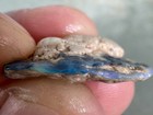 82ct Natural Australian Lightning Ridge Dark Opal Rough Parcel 20pcs Blue Green — photo 5