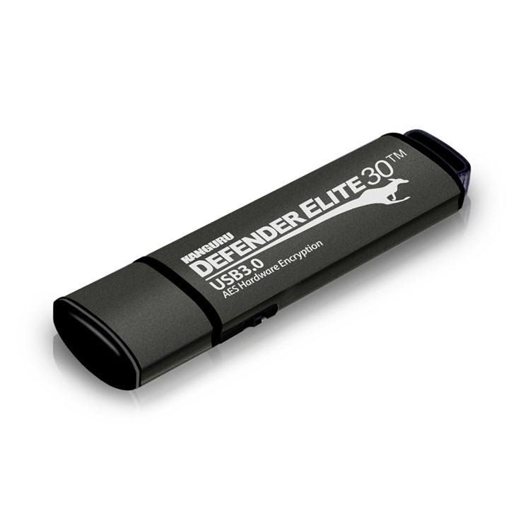 iStorage Kanguru Defender Elite30 Hardware Encrypted Secure SuperSpeed USB 3.0 F - Image 2