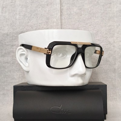 Cazal Glasses Black Golden Frame Clear Lens Men's Women's Eyewear New