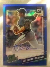 2023 Donruss Optic AJ Smith-Shawver Rated Prospect Rookie Auto VERY NICE #35/50