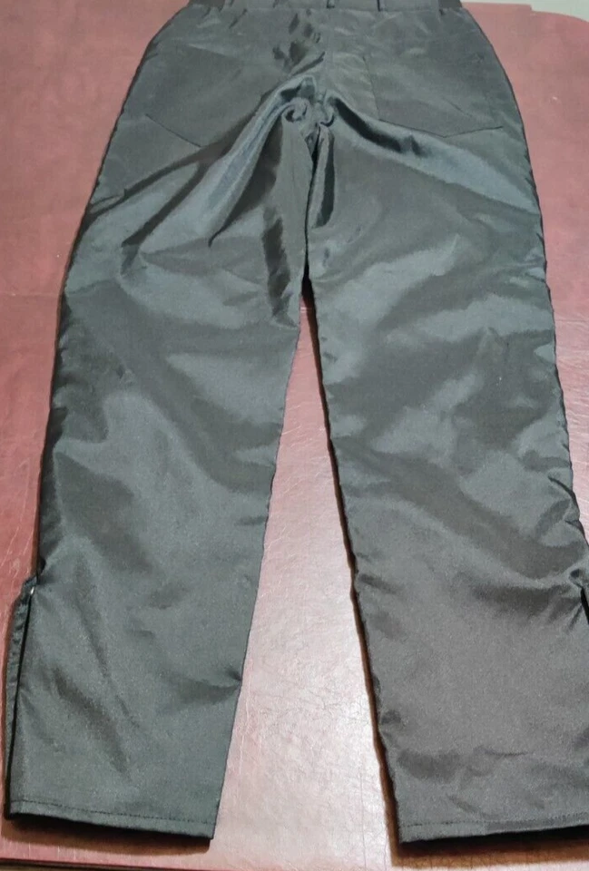 CALÇA DE MOTOCICLETA JOE ROCKET Feminina Pequena PRETA ELÁSTICA IMPERMEÁVEL NOVA - Imagem 2 de 4