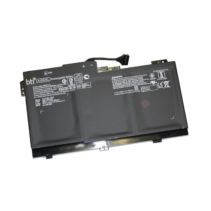 BTI HSTNN-LBX6 compatible 96Wh 6-cell battery for HP Zbook 17 G3