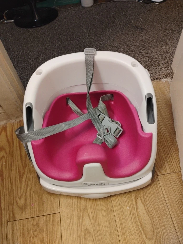 Ingenuity, Baby Base 2-in-1 Seat, Booster Chair, Dining and Feeding Seat Teal