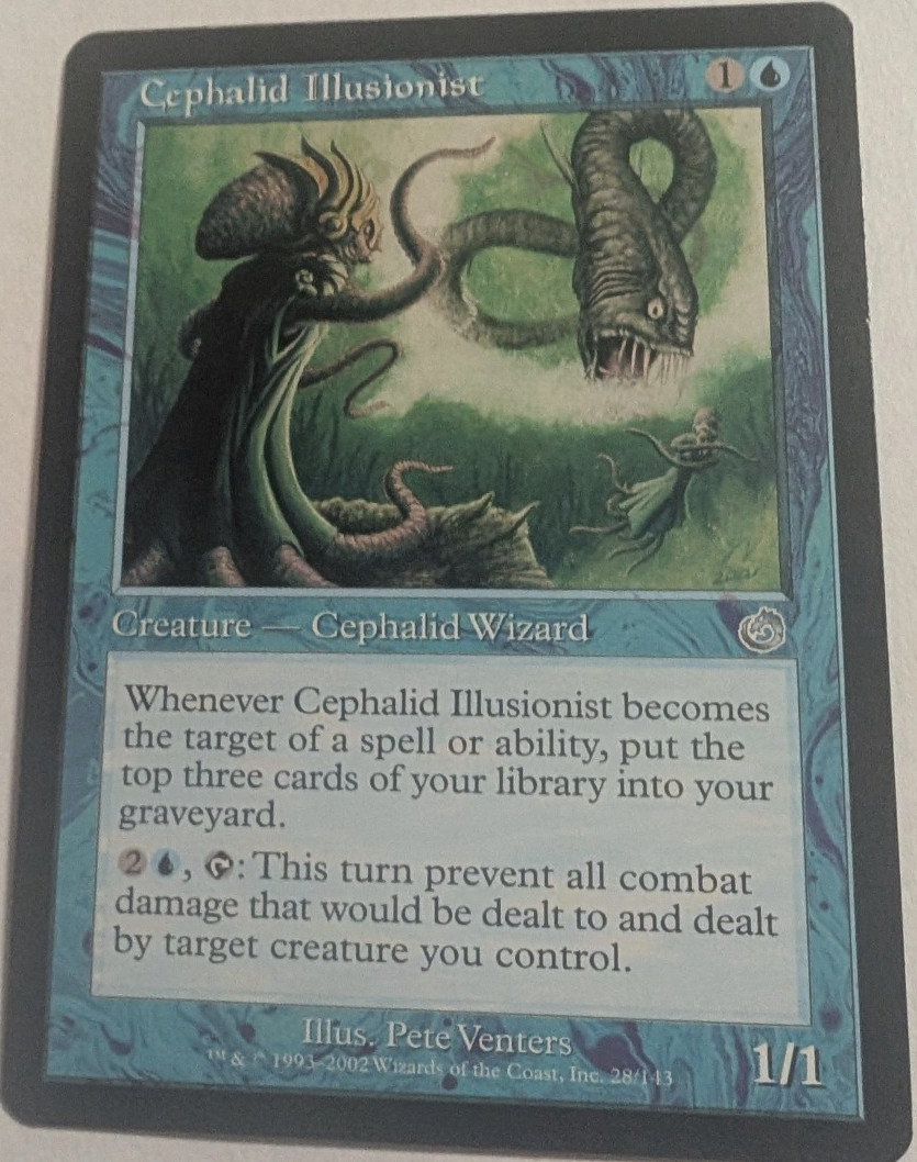 Cephalid Illusionist Torment Regular Lightly Played Magic The Gathering