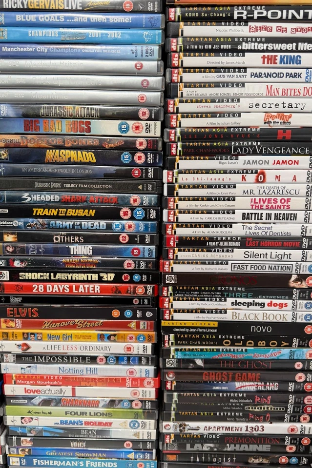 DVD Movies Media Personal Collection 🔥 Tartan Asia Extreme, Boxsets, TV