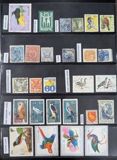Theme: BIRDS!  Worldwide, from 29 diff countries.  30 unused/78 used + 3 FDCs.