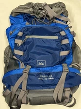 REI Passage 40 Pack Multiday Hiking Backpack Internal Frame Blue