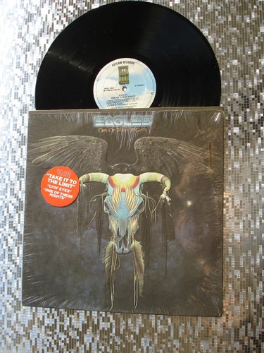 Eagles ‎ ~ One Of These Nights ~ Vintage LP w/Hype Sticker  Asylum 7E-1039