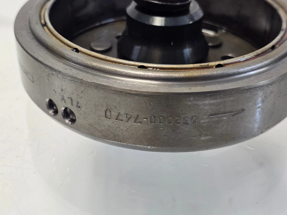 Honda XR600R 1992 motor motor estator conjunto cables de rotor magnético funcionando Foto 3 de 4