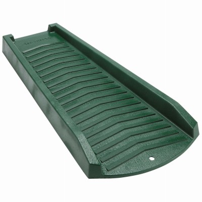 Splash Block, Extends Downspout, Vinyl, Green, 24 In. - 3012-12