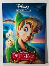PETER PAN Disney Movie Club DMC Exclusive Lenticular Card 3-D RARE