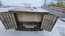 Siemens R&ouml;hrenradio Siemens-Schatulle H52 Holzgeh&auml;use mit Klappt&uuml;ren