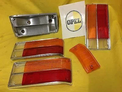 NEW Original Opel Ascona A 3 x Rear Light Glass Faulty Lighting Indicator Housing CiH