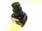 ALLEN BRADLEY P/N: 800HC-QRTH2G 130 V 50/60HZ 120VAC AC/DC GREEN PILOT LIGHT
