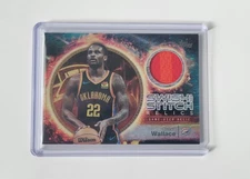 2025 Topps NBA Cason Wallace SST-CW Holo Foil Dual Color Game Worn Patch