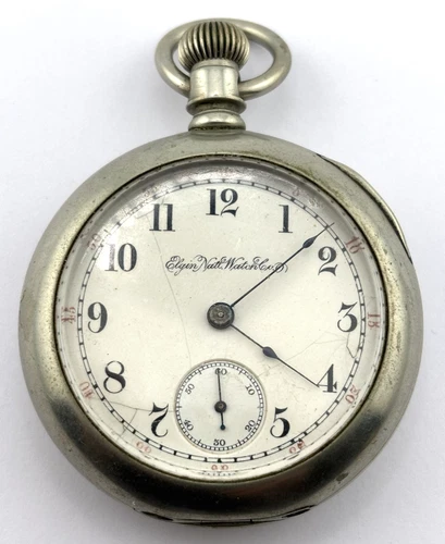 Elgin 1892 Antique Mechanical Pocket Watch 7J  18s  4463685 NON-WORKING