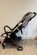 Silver Cross Jet 1 Lightweight and Cabin Approved Pushchair - Black Silver  