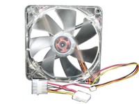 Yate Loon D12sl-124b 120mm Computer Fan, Clear Frame W/blue Leds Yate Loon D12sl-124b 120mm Computer Fan, Clear Frame W/blue Leds