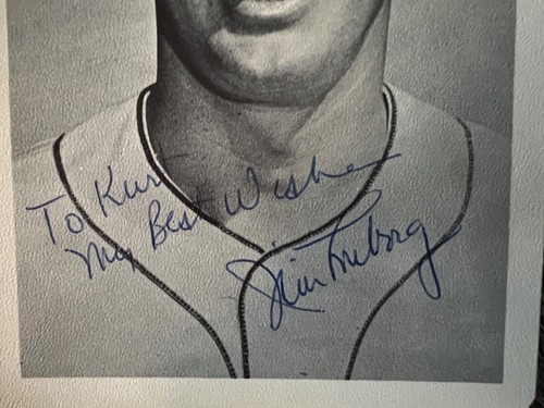 Jim Lonborg Boston Red Sox Hand Signed Team Card - Picture 2 of 3