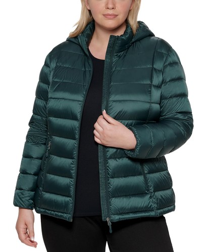 Hooded Packable Down Puffer Coat 0X 