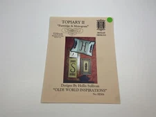 Hollis Designs Topiary II Partridge & Monogram  Counted Cross Stitch Pattern