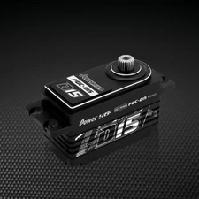 POWER HD D15 High Voltage 250.0 oz / 0.085 Titanium Gear Digital Coreless Servo
