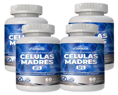 Celulas Madres Stem Cell Madre Cell Plus AFA Bioxt Health Stem - 4 Bottles