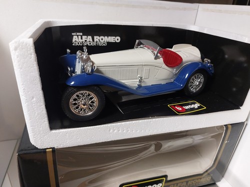 Bburago Alfa Romeo 2300 Spider 1932 1:18 In Box - Picture 2 of 8