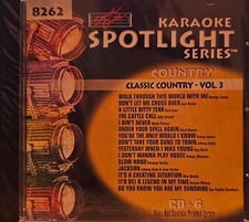 SC8262 CLASSIC COUNTRY    NEW SOUND CHOICE KARAOKE LOT K