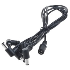6 Way Daisy Chain Cable Cord Adapter for Electric Guitar Effect Pedal Power Lead